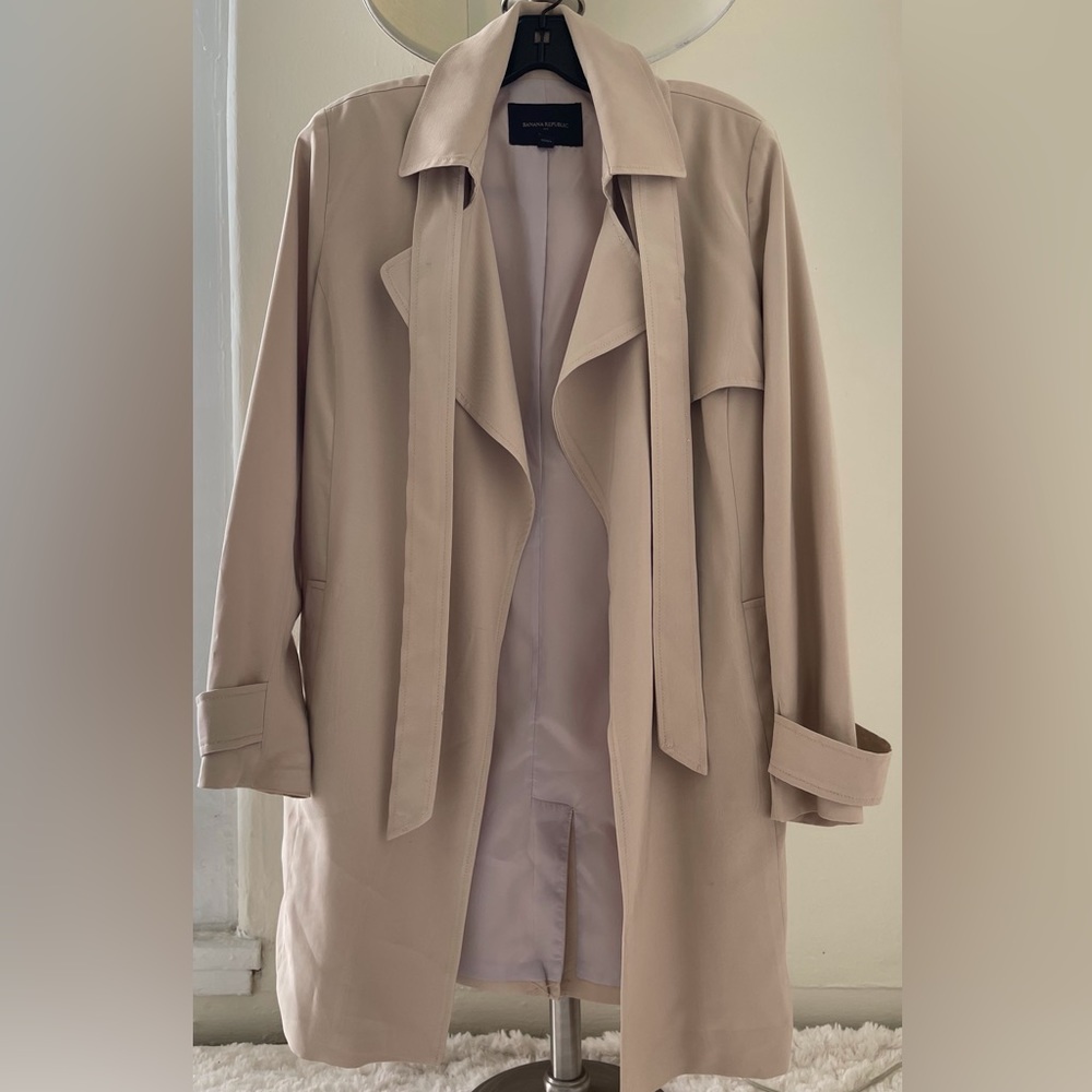 Banana Republic Factory Beige Trench Coat